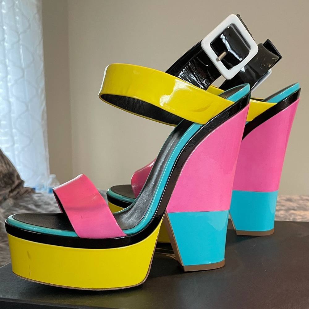 Giuseppe Zanotti Size 40 1/2 Multi Color - image 8